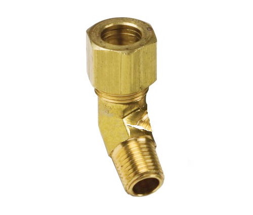 79# compression fittings tanso 45 ° male elbow