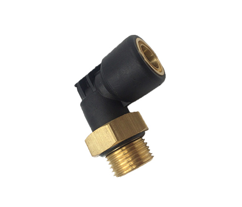 Composite dot push sa 90 ° male elbow